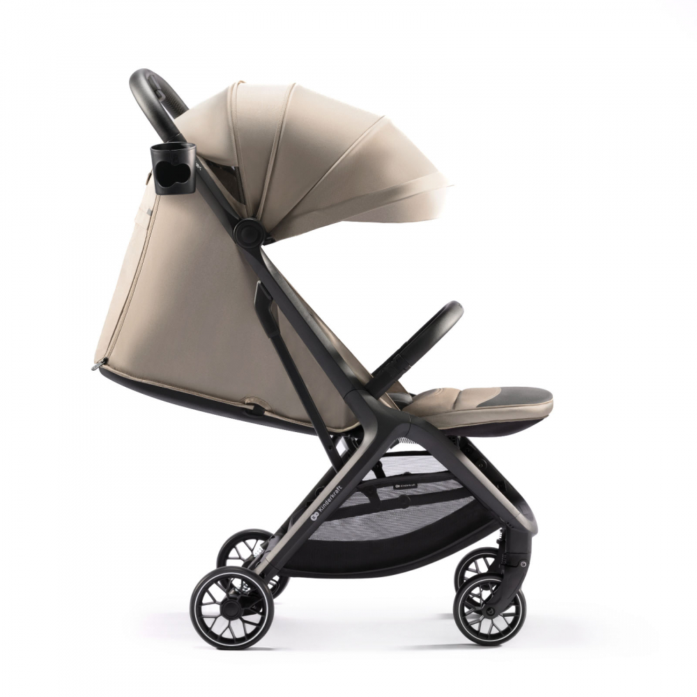 Carucior sport kinderkraft nubi 2, sand beige, varsta de la 0 luni la 5 ani [3]