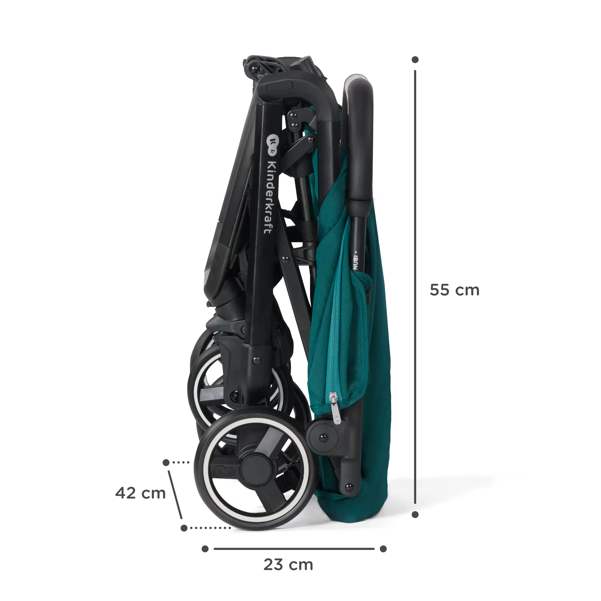 Carucior sport kinderkraft nubi, nature vibe, varsta de la 0 luni la 5 ani [9]