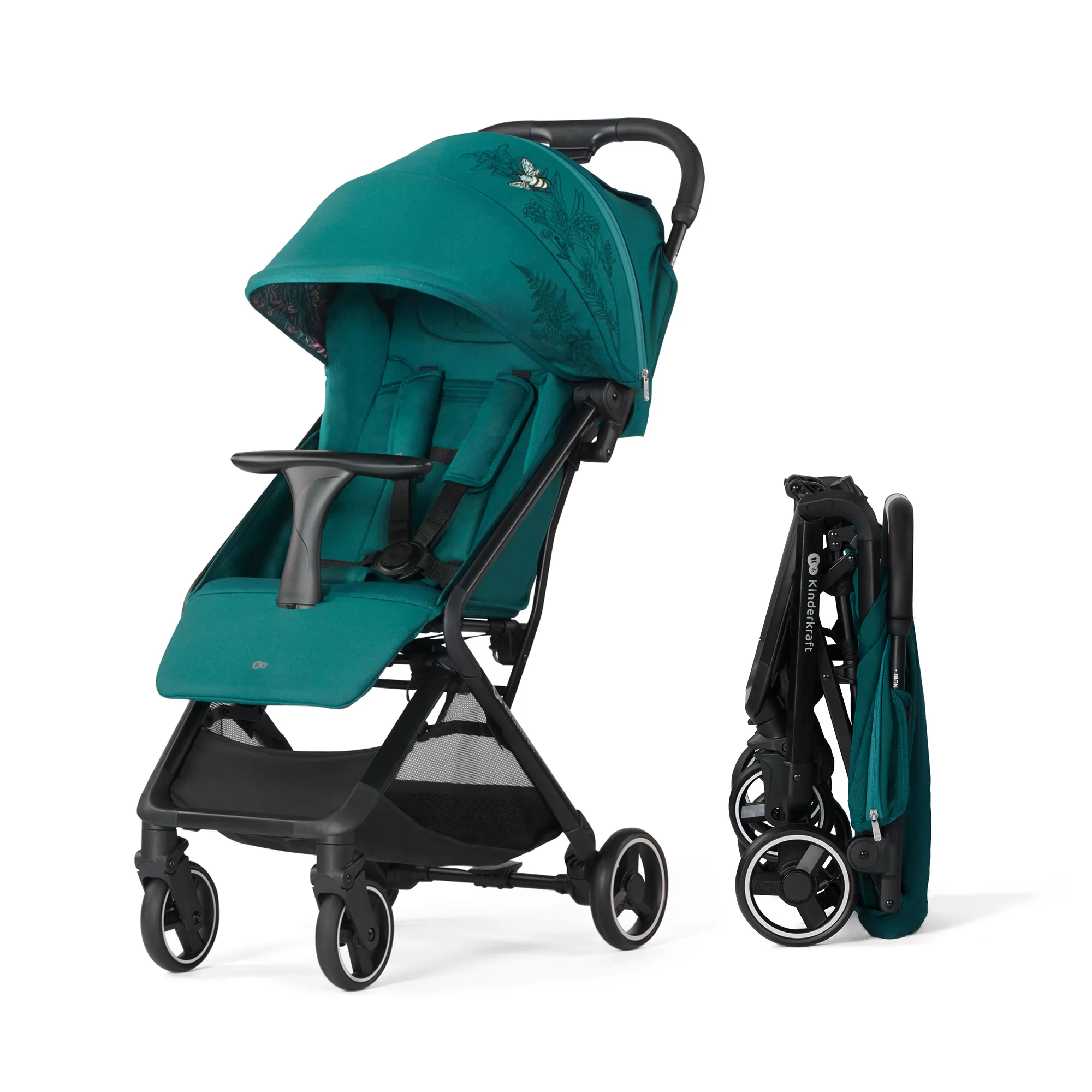 Carucior sport kinderkraft nubi, nature vibe, varsta de la 0 luni la 5 ani [1]