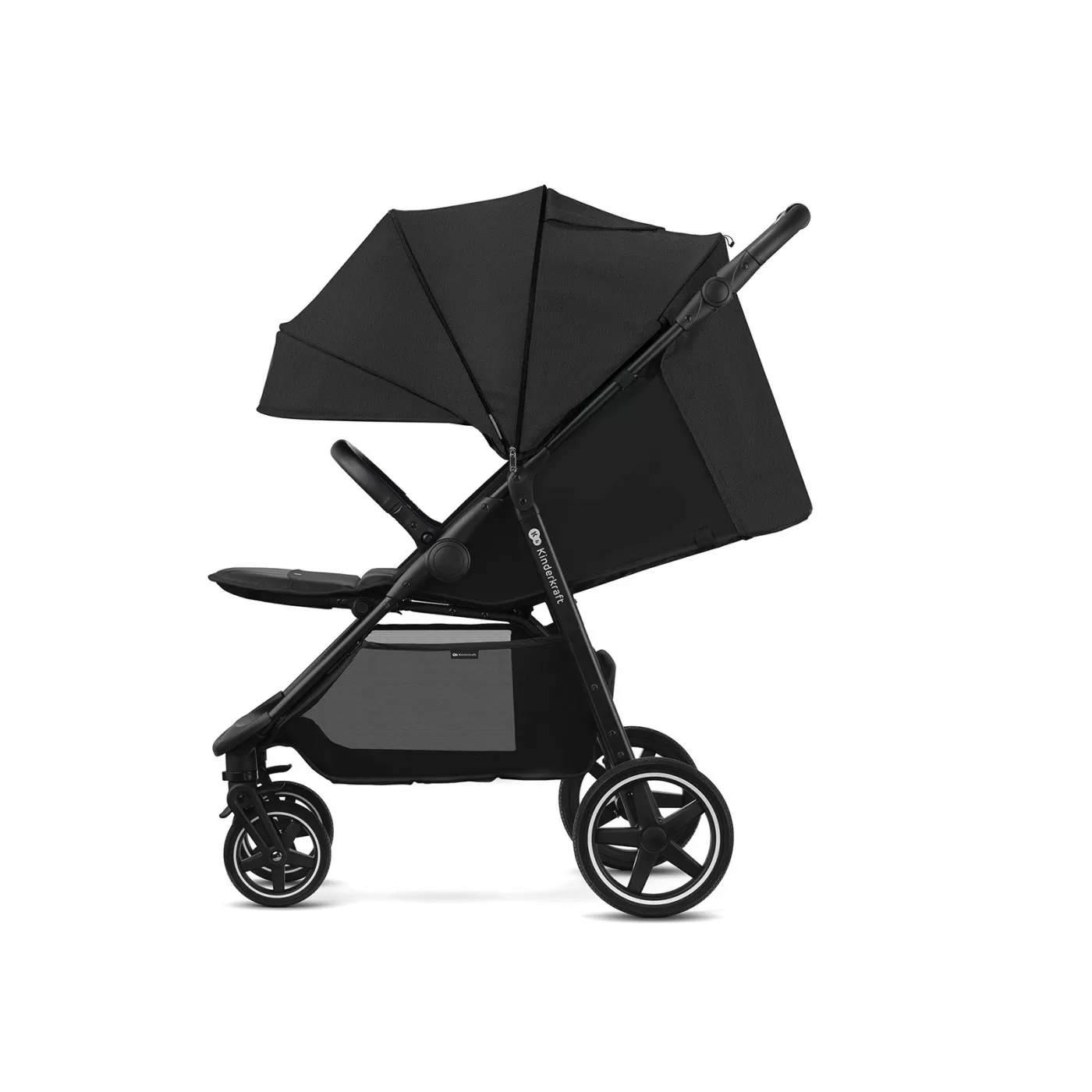Carucior sport kinderkraft route, black, varsta de la 0 luni la 4 ani [4]