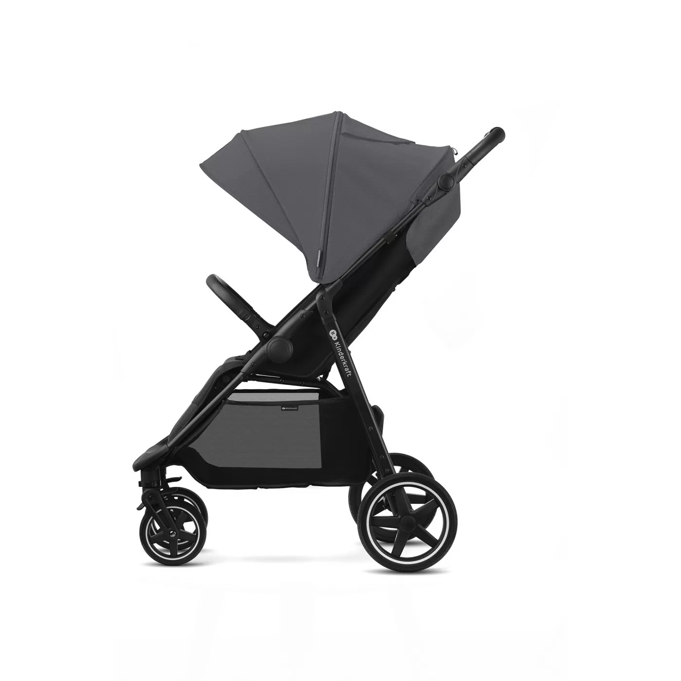 Carucior sport kinderkraft route, platinum grey, varsta de la 0 luni la 4 ani [3]
