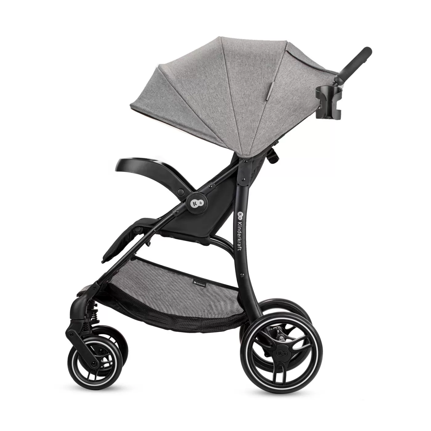 Carucior sport kinderkraft trig2, grey, varsta de la 0 luni la 3 ani [3]