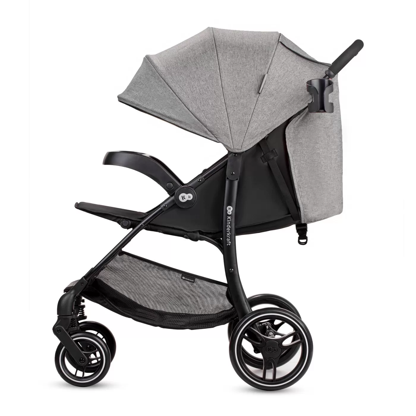 Carucior sport kinderkraft trig2, grey, varsta de la 0 luni la 3 ani [4]