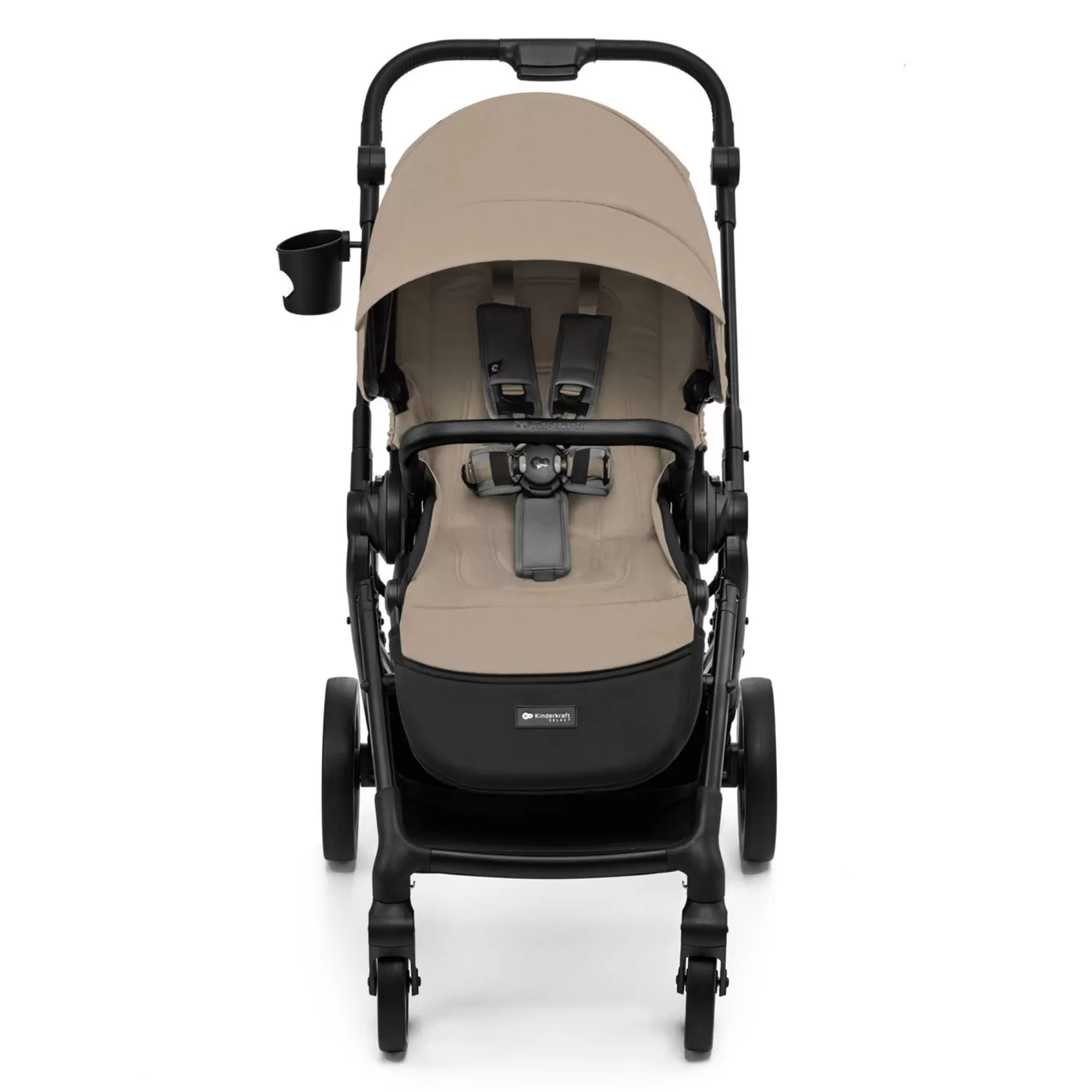 Carucior sport kinderkraft yoxi, beige, varsta de la 0 luni la 3 ani [2]
