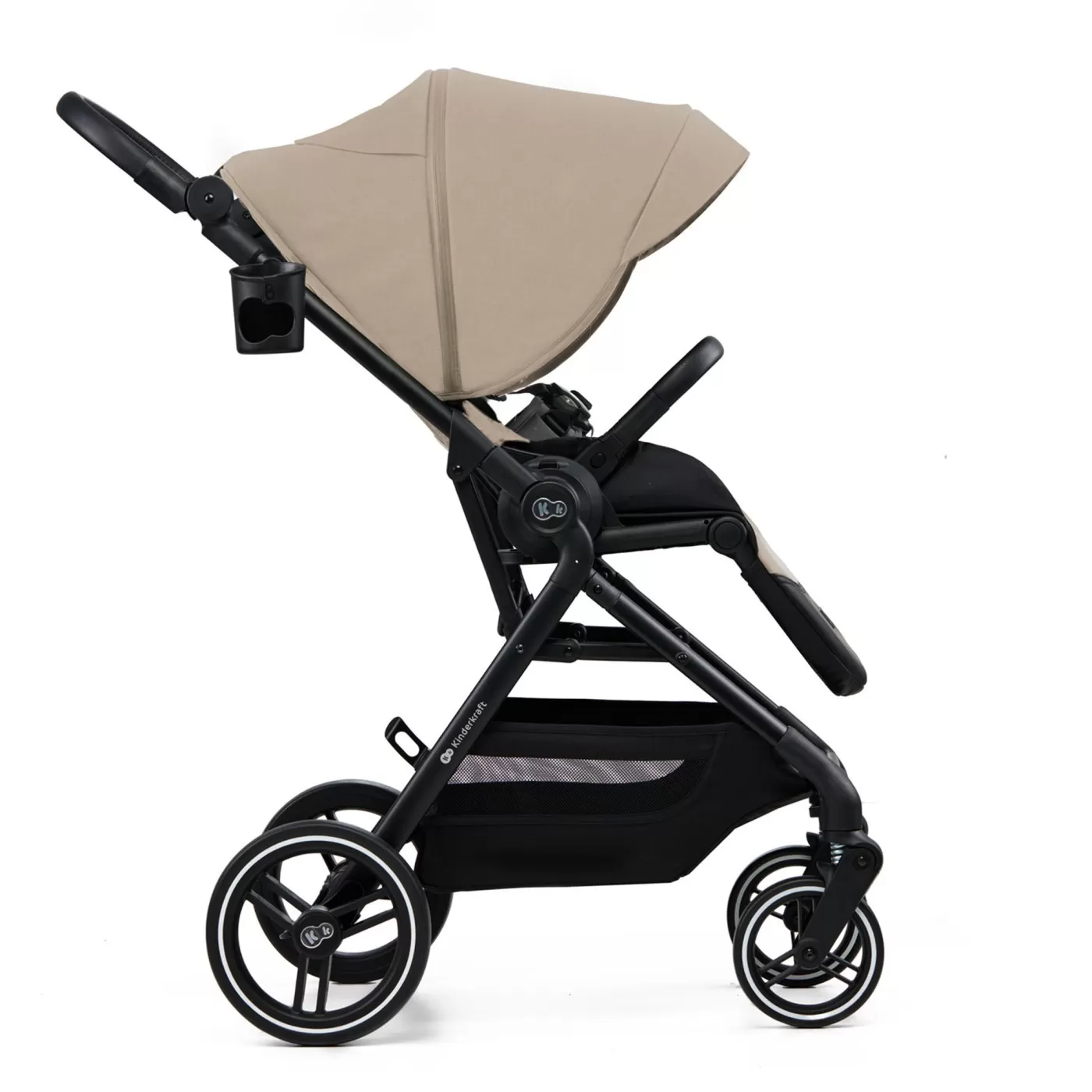 Carucior sport kinderkraft yoxi, beige, varsta de la 0 luni la 3 ani [4]