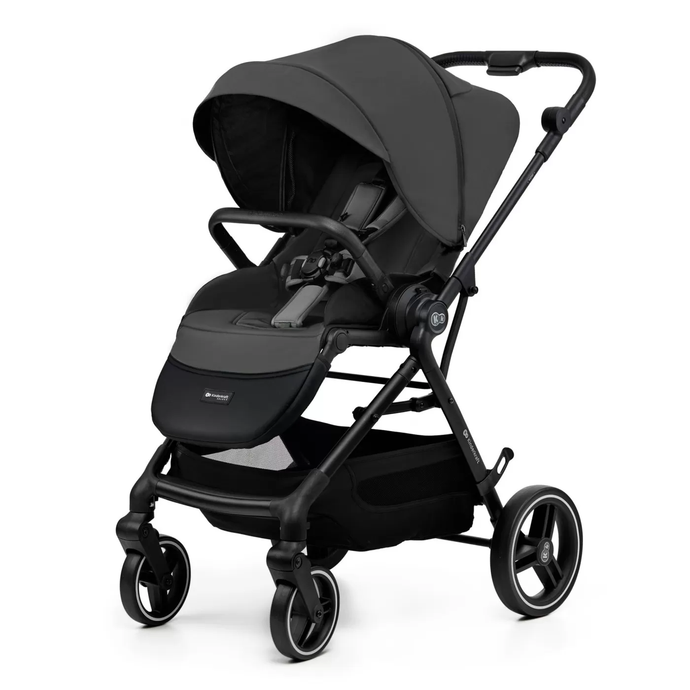 Carucior sport kinderkraft yoxi, grey, varsta de la 0 luni la 3 ani [1]