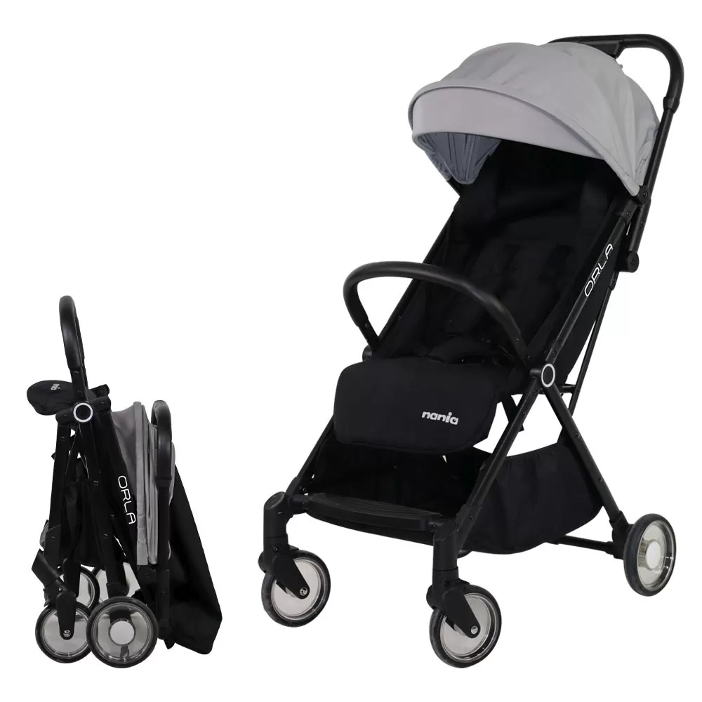 Carucior sport nania, orla, grey/black, varsta de la 0 luni la 3 ani [1]