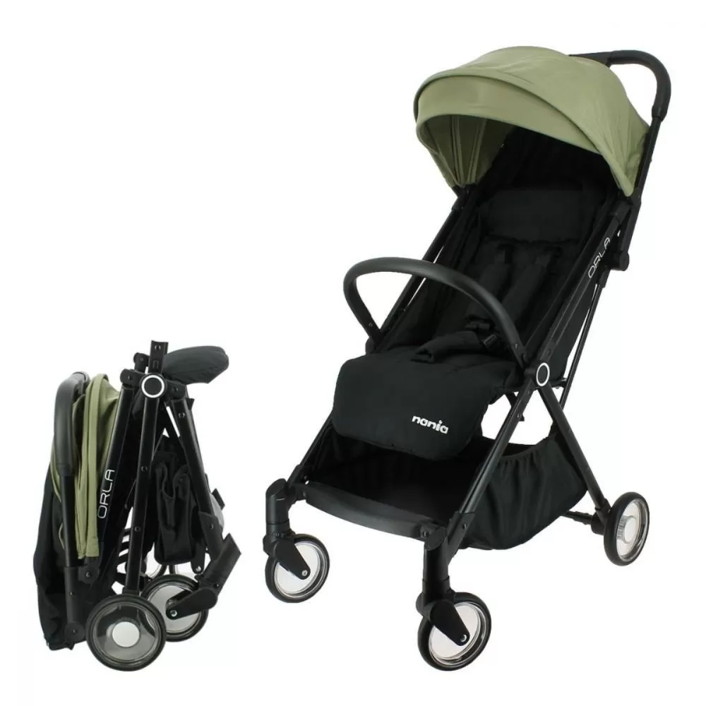 Carucior sport nania orla kaki black, varsta de la 0 luni la 3 ani [2]