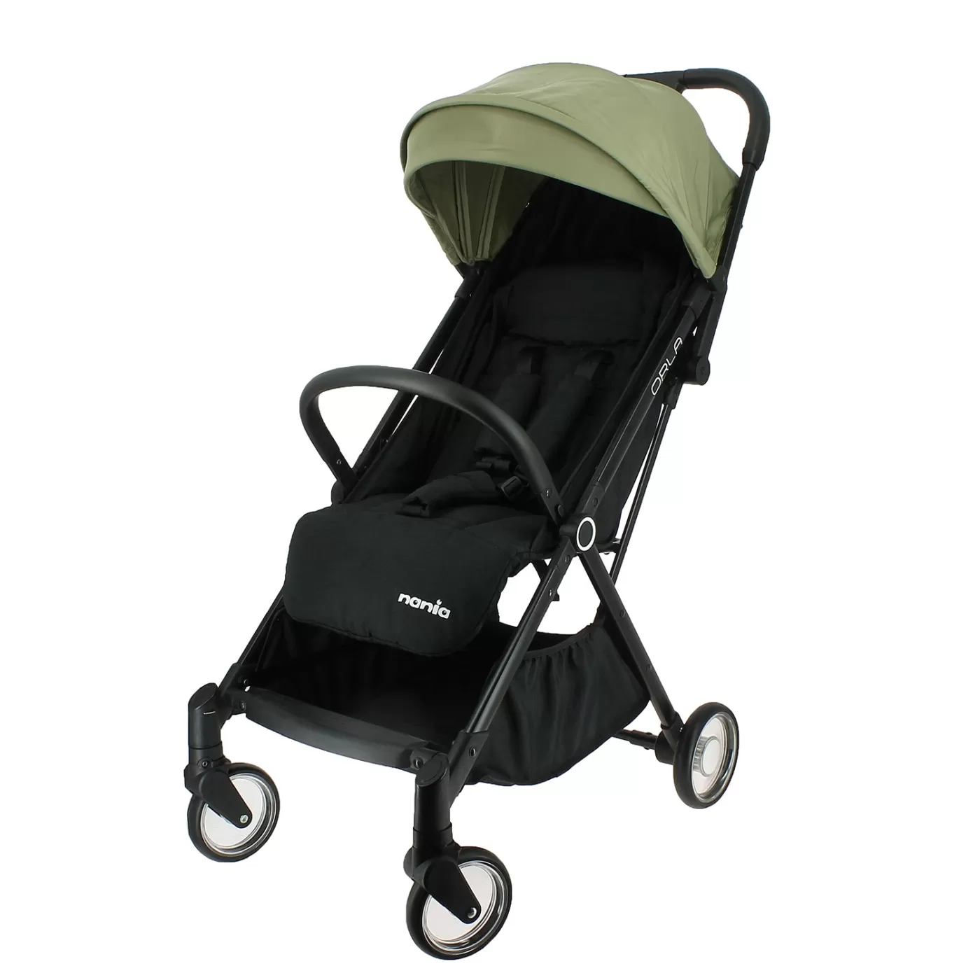 Carucior sport nania orla kaki black, varsta de la 0 luni la 3 ani [3]