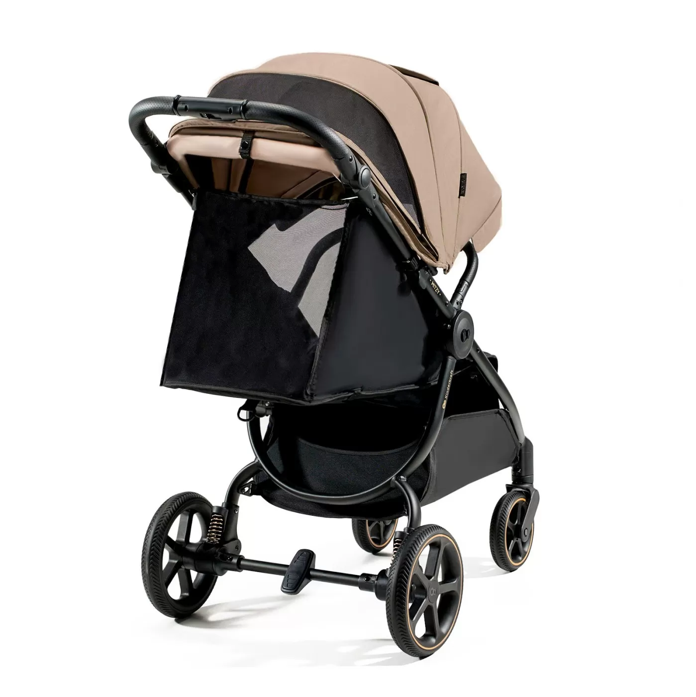 Carucior sport, ultra compact, kinderkraft mitzy, 0-22 kg, linen beige, varsta de la 0 luni la 3 ani [2]