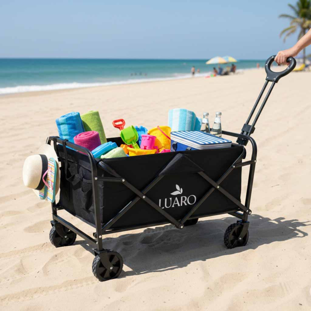 carucior transport pliabil, carucior plaja, carucior camping, carucior cumparaturi pliabil, carucior bagaje, carucior transport 100L [3]