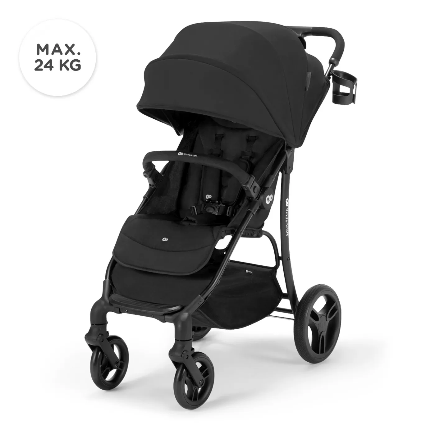 Caruciorul kinderkraft askoy, black, varsta de la 0 luni la 6 ani [5]