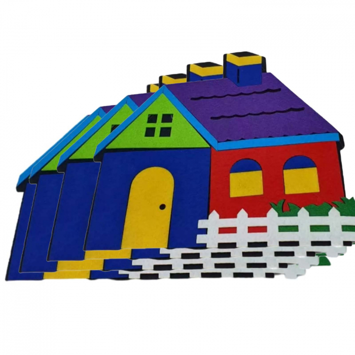Casa din Pasla si Fetru, Accesorii Craft Copii - Micostore.ro [2]