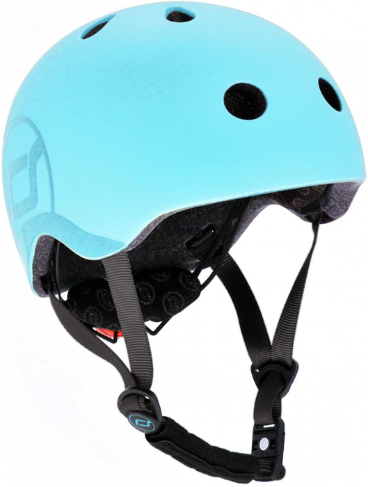 Casca protectie copii 3 ani+, marime S-M, Scoot & Ride, Blueberry [4]