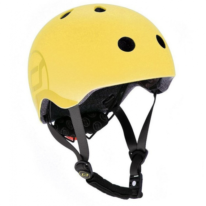 Casca protectie copii 3 ani+, marime S-M, Scoot & Ride, Lemon [4]