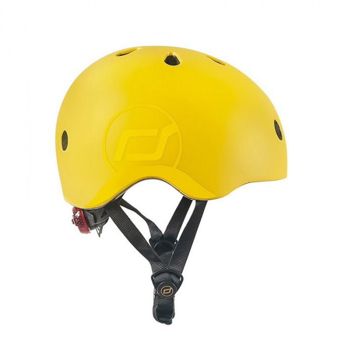 Casca protectie copii 3 ani+, marime S-M, Scoot & Ride, Lemon [2]