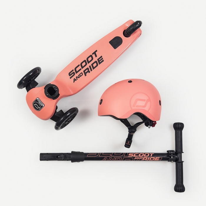 Casca protectie copii 3 ani+, marime S-M, Scoot & Ride, Peah [6]