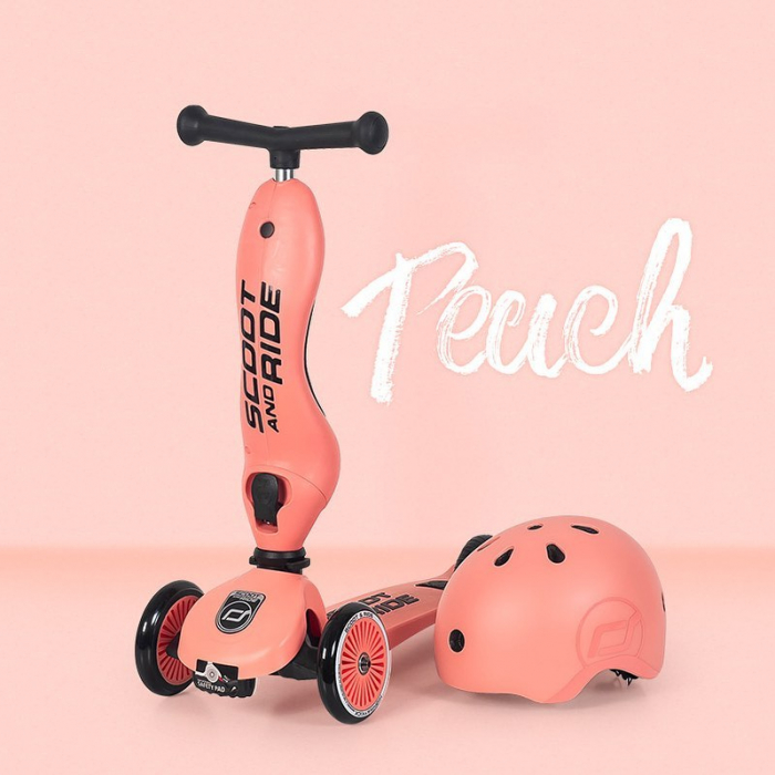 Casca protectie copii 3 ani+, marime S-M, Scoot & Ride, Peah [5]