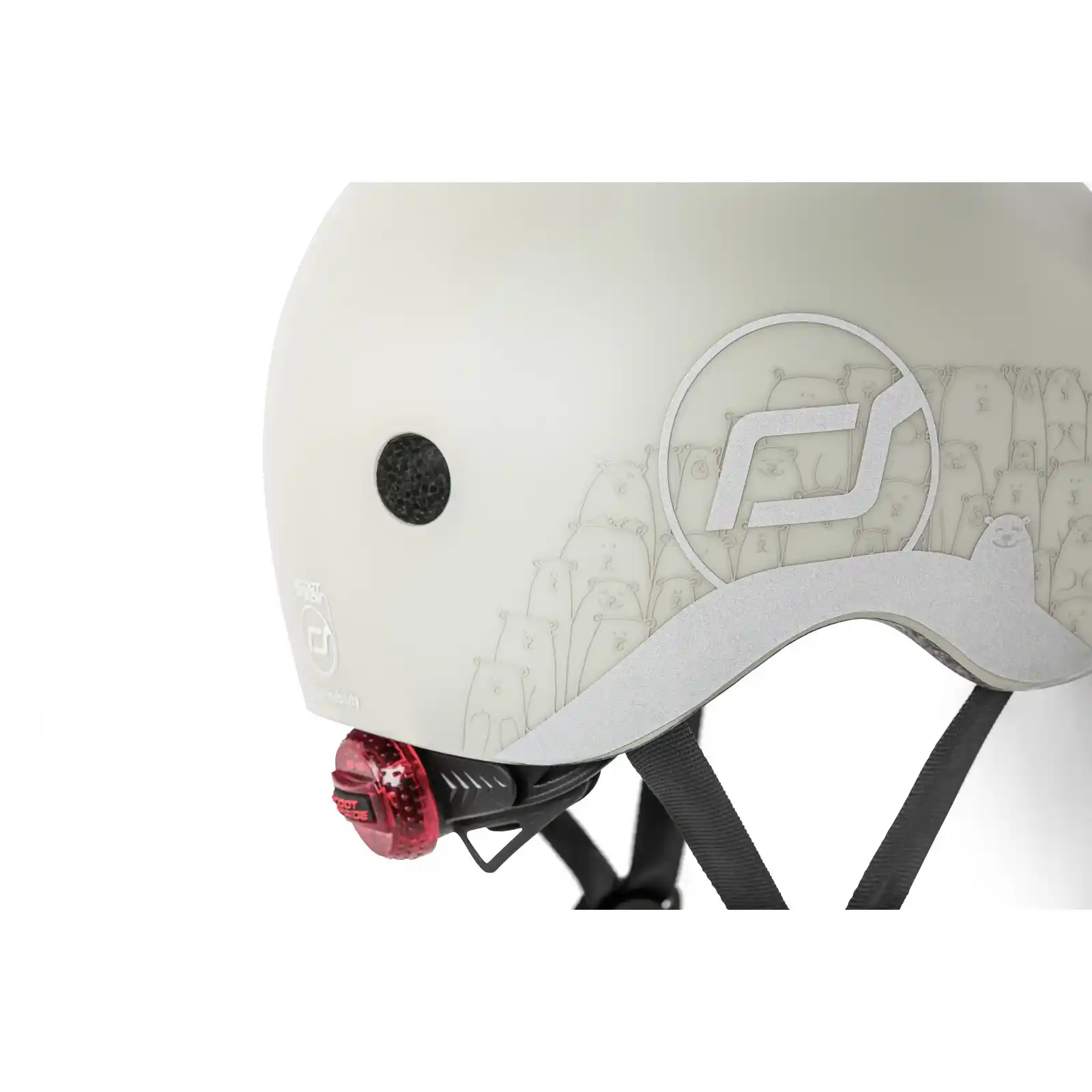 Casca protectie copii 1 an+, marime XXS, Scoot & Ride, Ash Reflectorizant [5]