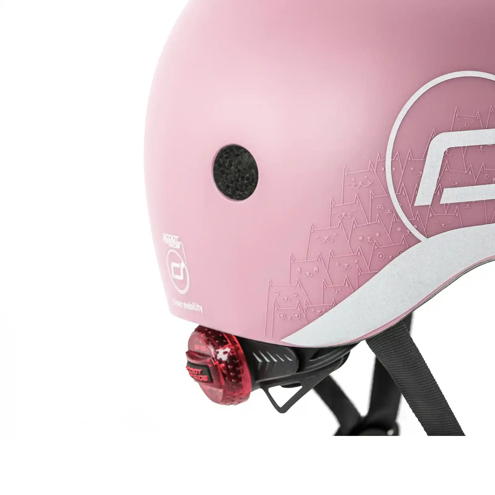 Casca protectie copii 1 an+, marime XXS, Scoot & Ride, Rose Reflectorizant [8]