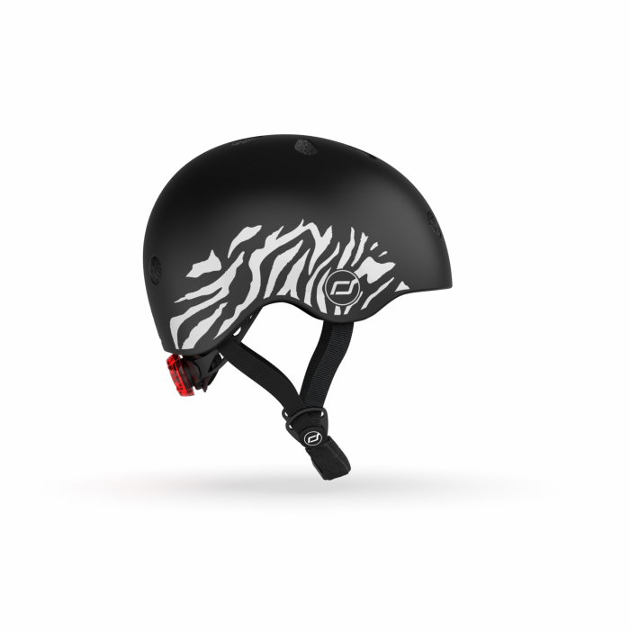 Casca protectie copii 1 an+, marime XXS, Scoot & Ride, Zebra [2]