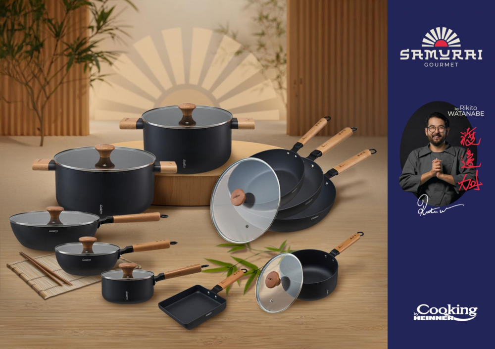 Caserola aluminiu + capac 20x9.5 cm, 2.7l, rikito watanabe, samurai gourmet, cooking by heinner [7]