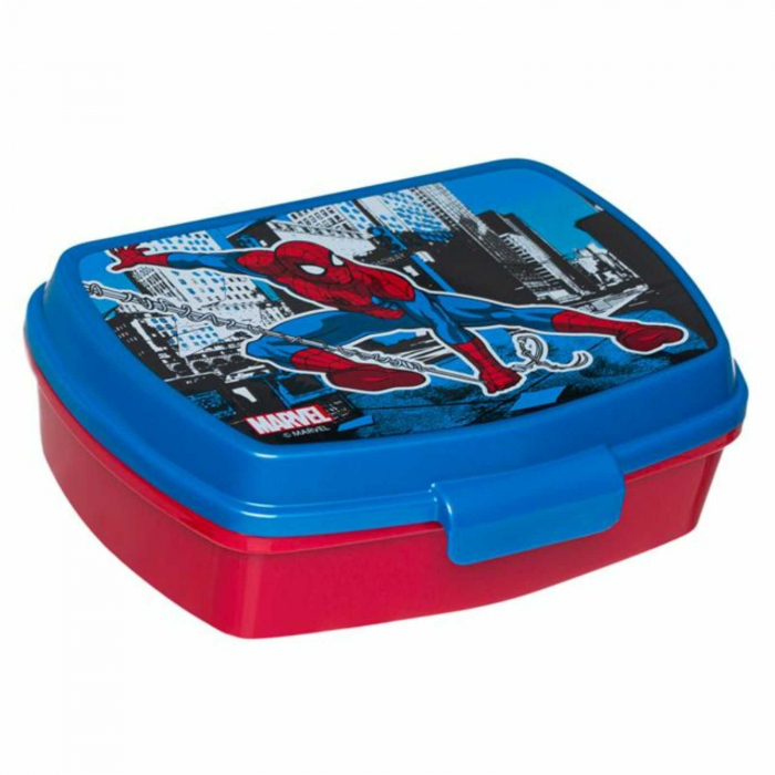 Caserole Mancare Copii Scoala, Model Spiderman, 500 ml [1]