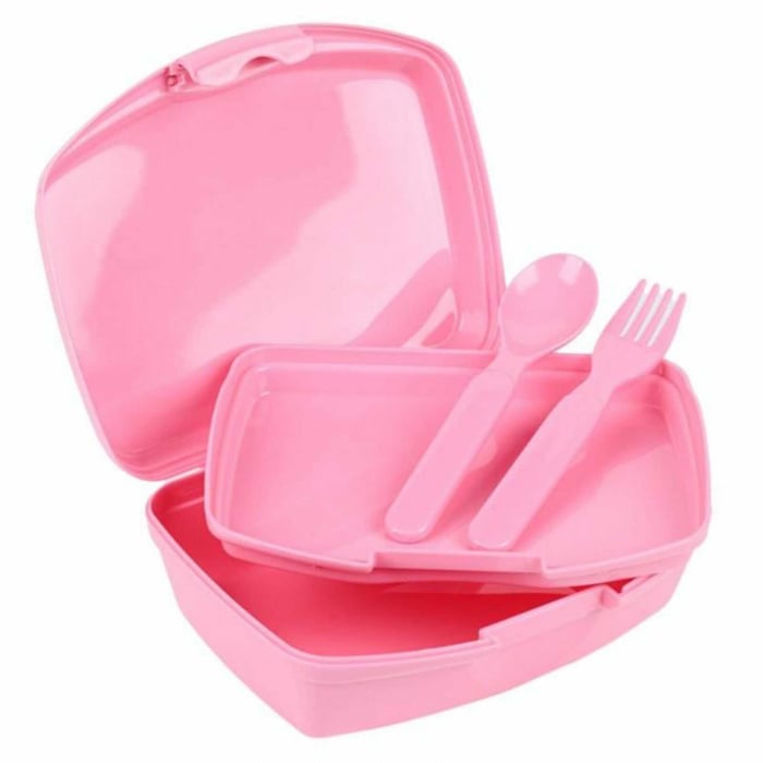 Caserole Mancare Copii Scoala cu Tacamuri, Unicorn, Roz - Micostore [2]