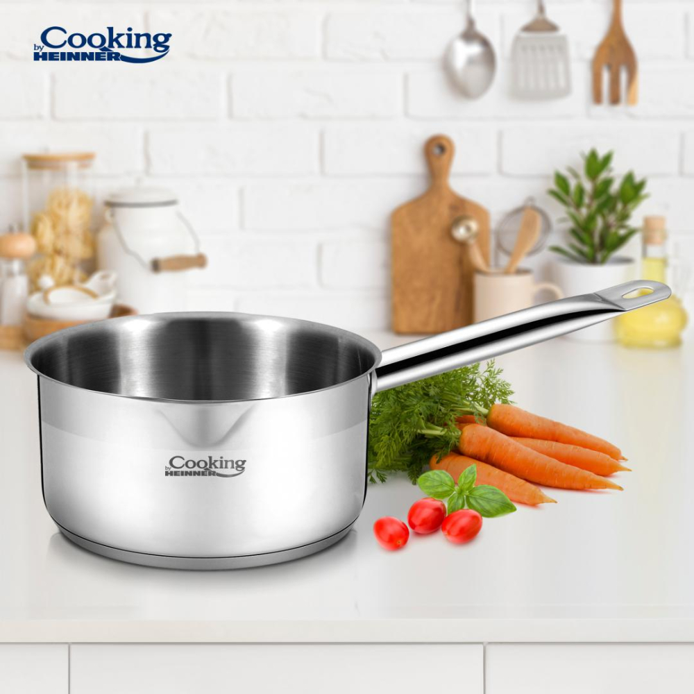 Caserola inox 20x10 cm,  3 l, maestro, cooking by heinner [3]