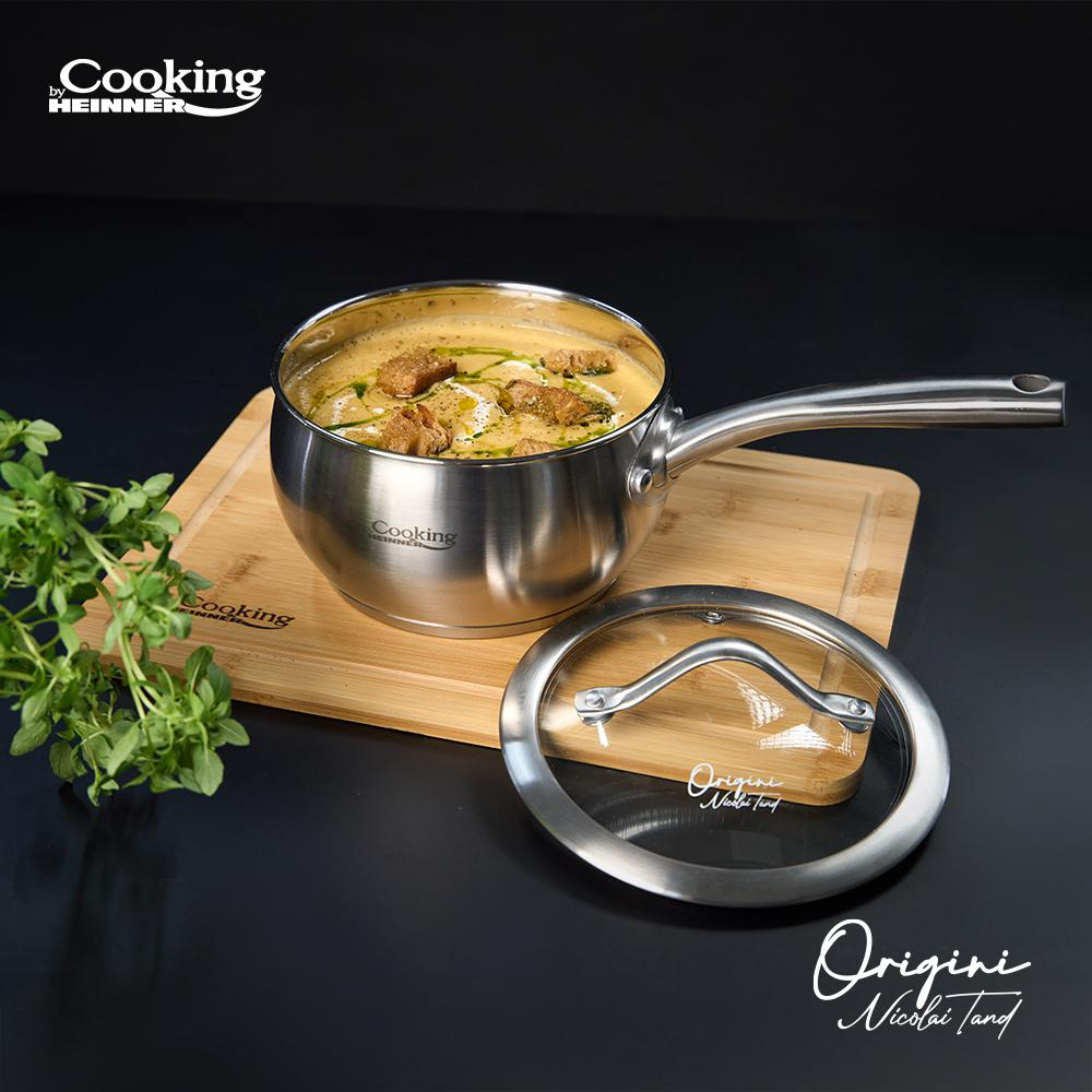 Caserola inox+ capac 16x9 cm, 1.8 l, nicolai tand, origini, cooking by heinner [7]