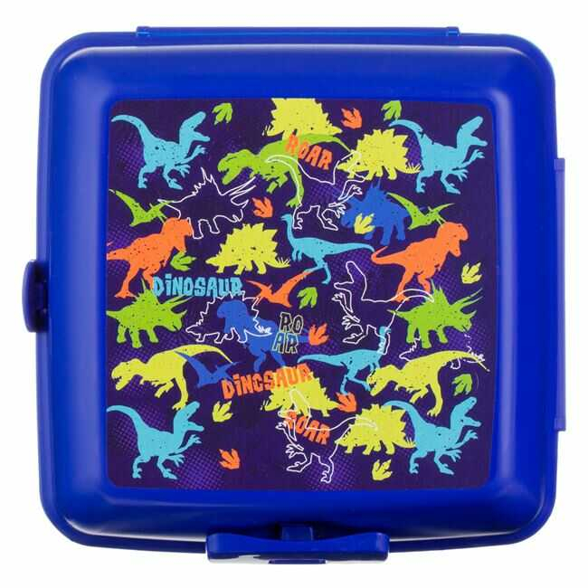 Caserole plastic, Compartimentate, pentru Copii - Dinozauri [2]