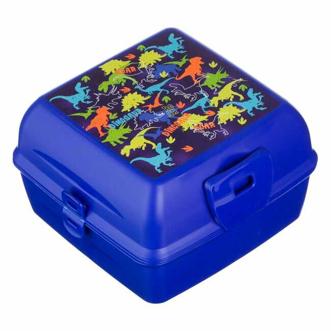 Caserole plastic, Compartimentate, pentru Copii - Dinozauri [1]