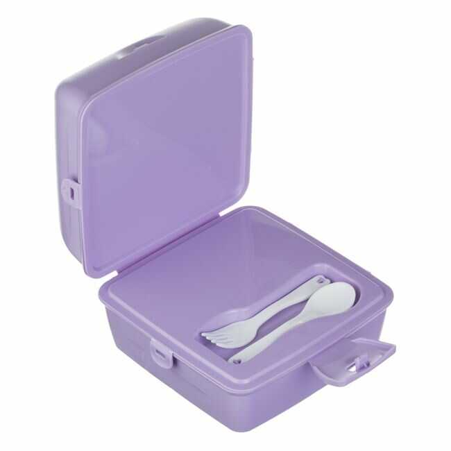 Caserole plastic, Compartimentate, pentru Copii,fete - Fluturi [3]