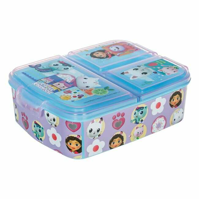 Caserole plastic, Compartimentate, pt Copii, Gabby's Dollhouse [2]