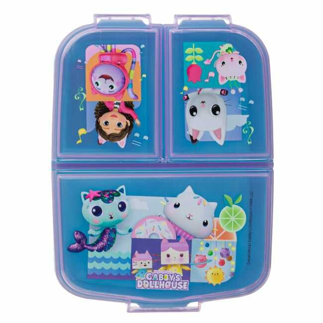 Caserole plastic, Compartimentate, pt Copii, Gabby's Dollhouse [4]