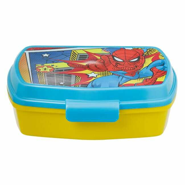 Caserole plastic pentru Mancare Copii, Baieti - Spiderman [2]