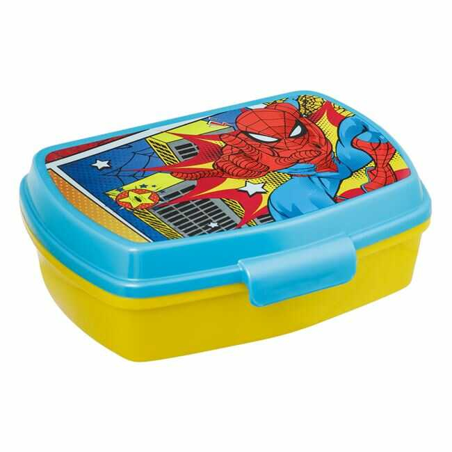 Caserole plastic pentru Mancare Copii, Baieti - Spiderman [1]