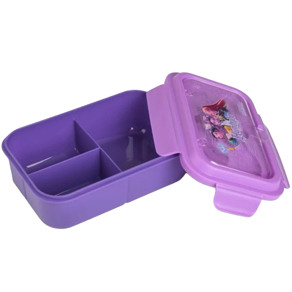 Caserola Pranz pentru Copii, Lunch Box, K-Pop Demon Hunters, cu Tacamuri [2]
