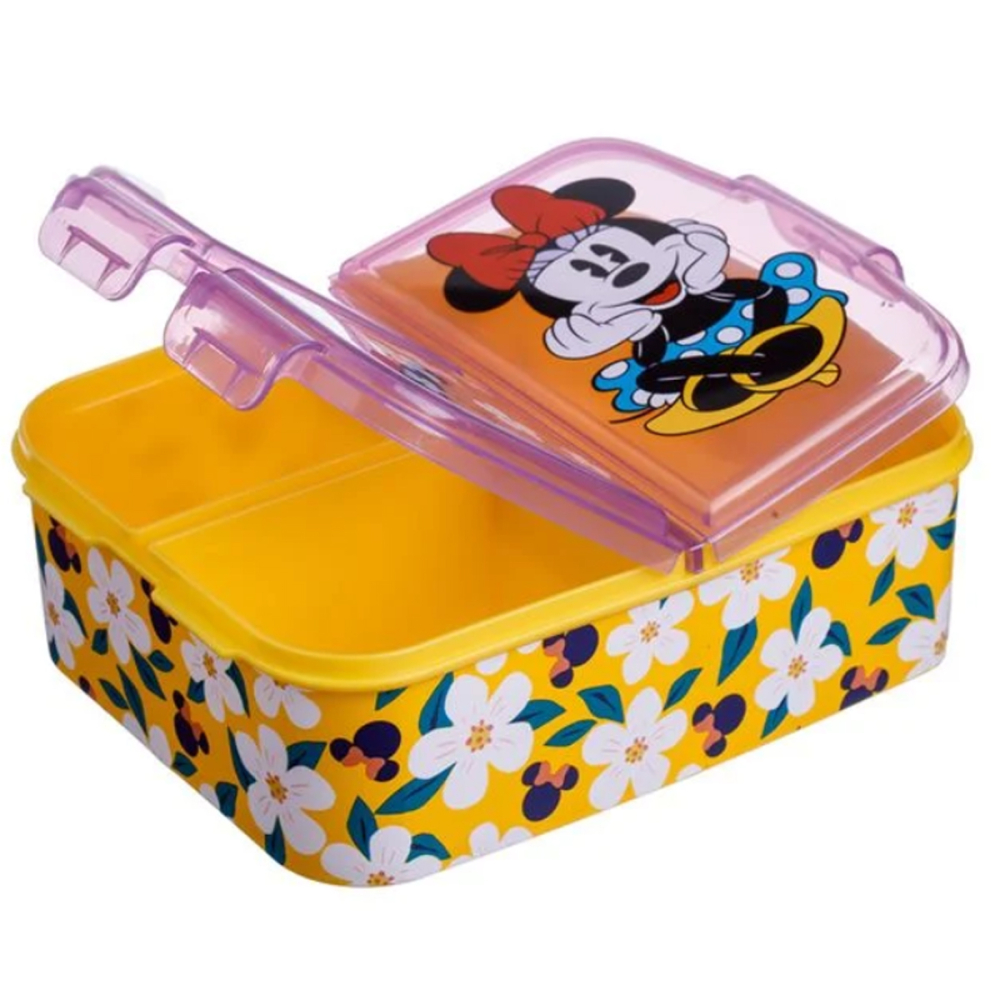Caserola Pranz pentru Copii, Minnie Mouse,3 Compartimente, capacitate 790ml [2]