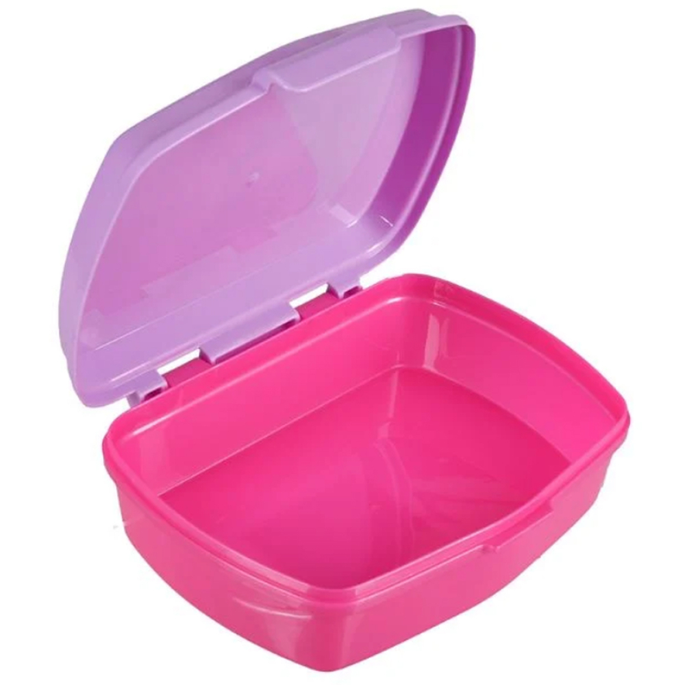 Caserola Sandwich pentru Fete, Kuromi, cu Inchidere Clip, Roz, capacitate 630ml [2]