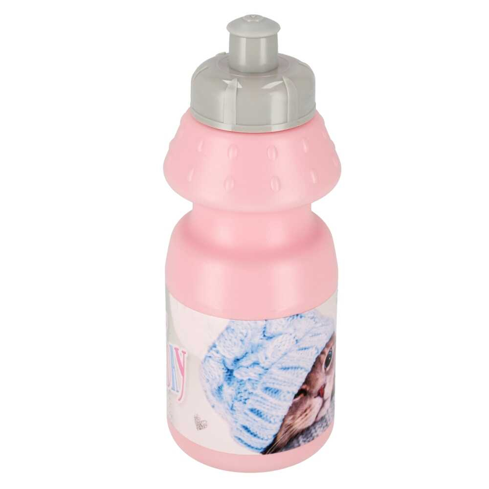 Caserola si sticla de apa pentru pachet scoala pentru copii, cu pisicute [5]