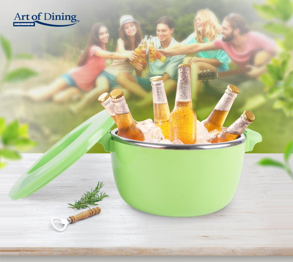 Caserola termica 8l, nova, verde [4]