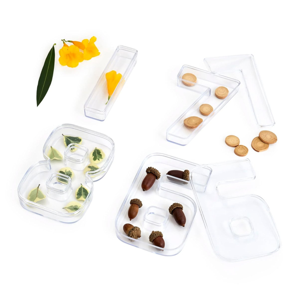 Casete de depozitare in forma de cifre, Guidecraft, copii varsta 2-10 ani [5]