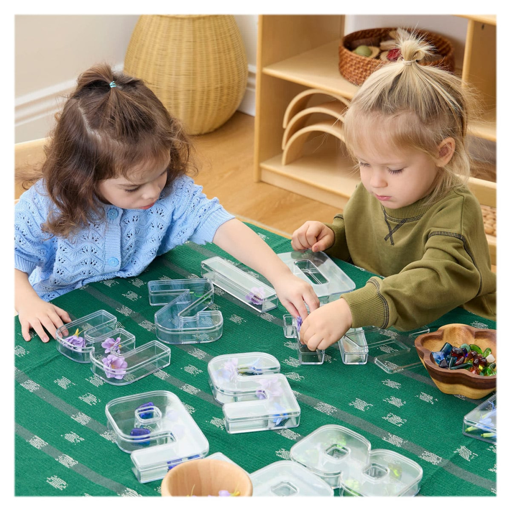 Casete de depozitare in forma de cifre, Guidecraft, copii varsta 2-10 ani [2]