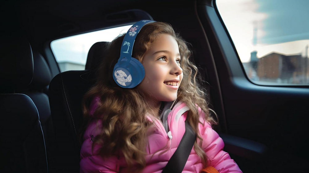 Casti 3d wireless luminoase, stitch [5]