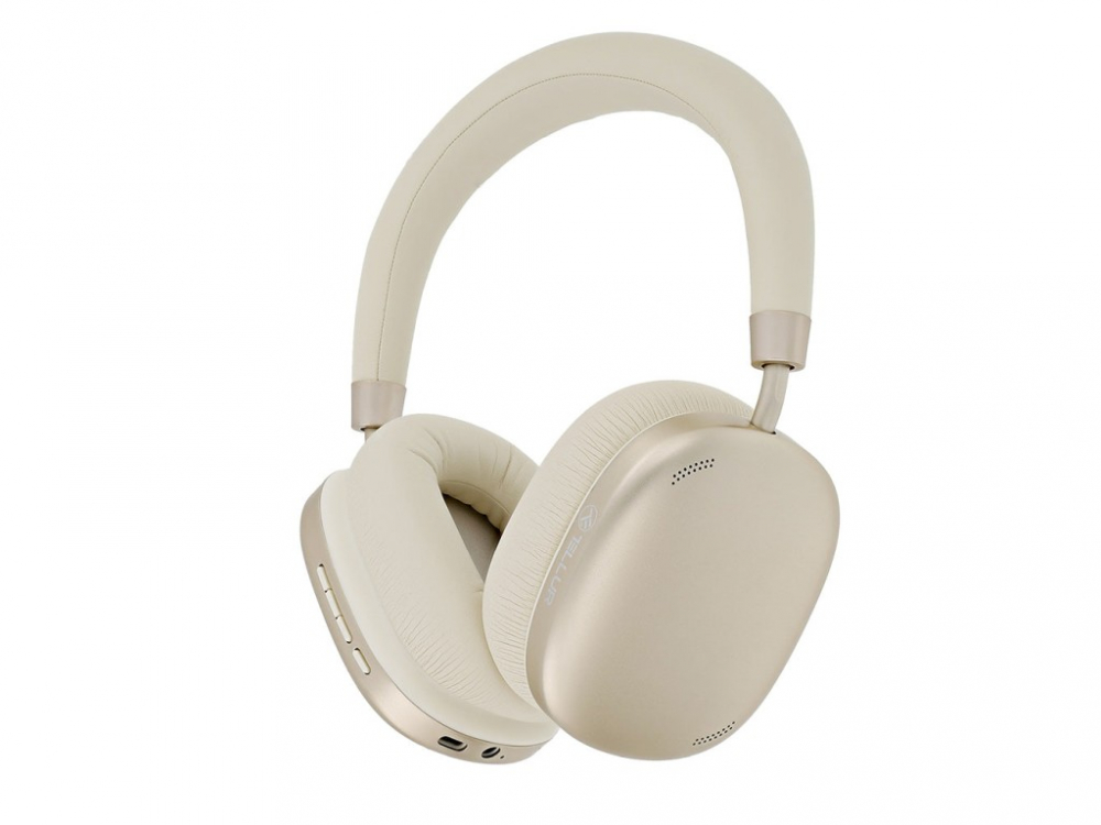 Căști Bluetooth Over-ear Tellur Shade, ANC, bej [2]
