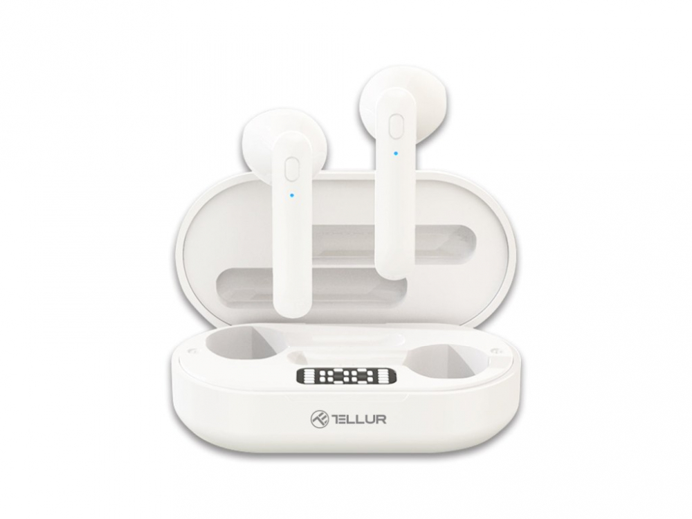 Căști Bluetooth Tellur Flip True Wireless, alb [2]