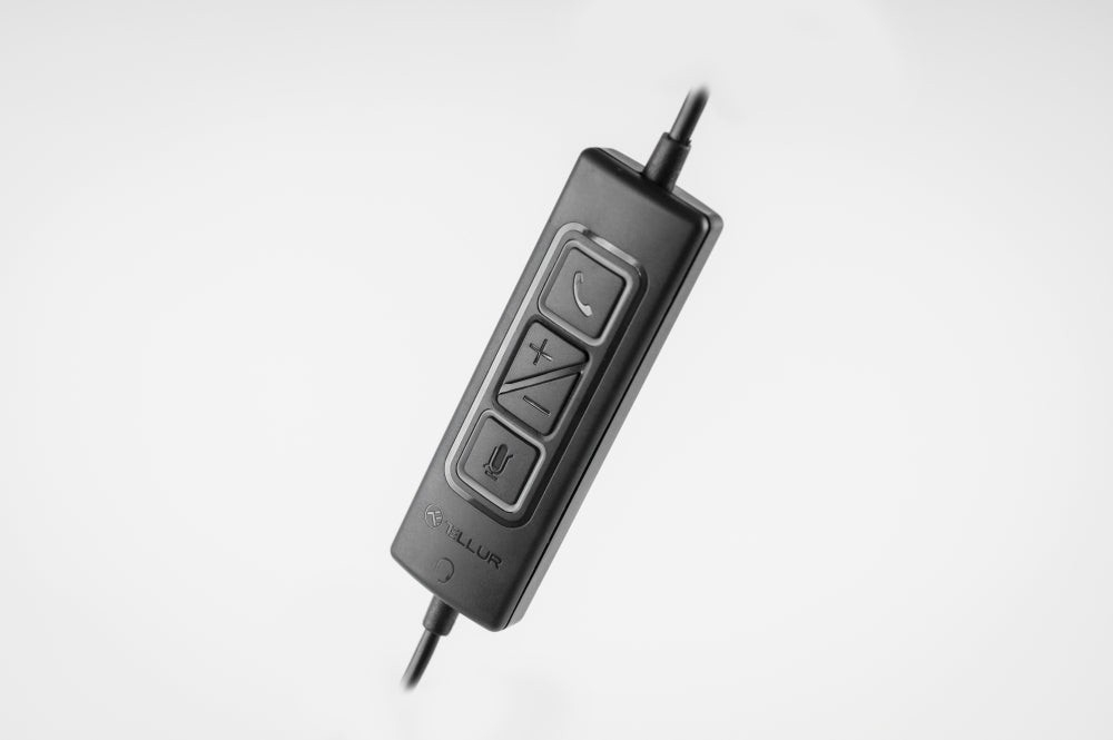 Căști cu fir call center Tellur Voice 320, binaural, USB, negru [5]