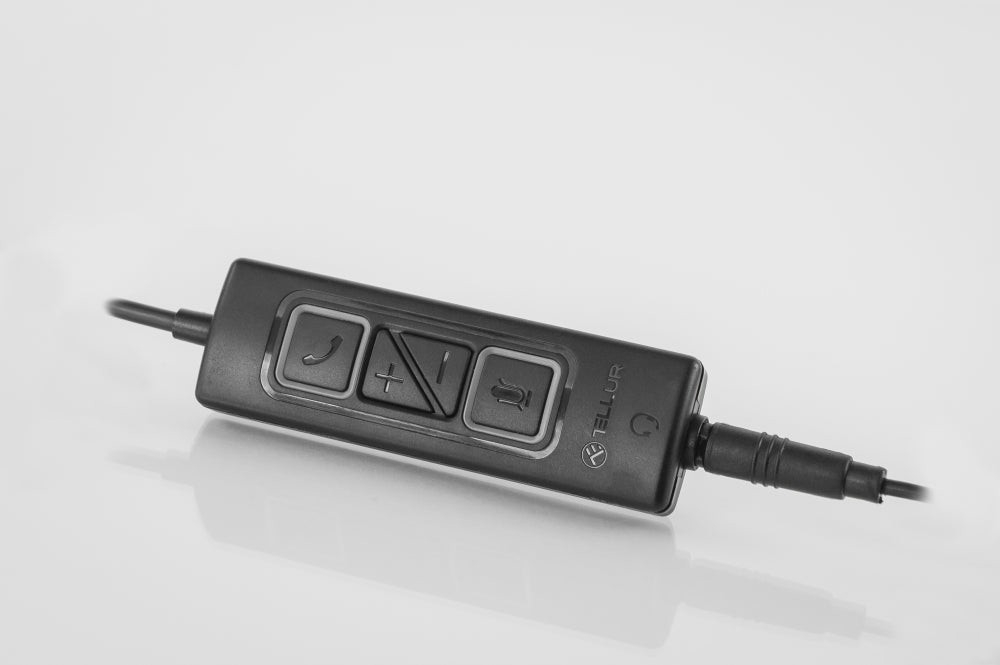 Căști cu fir call center Tellur Voice 420, binaural, USB Jack 3.5mm, negru [3]