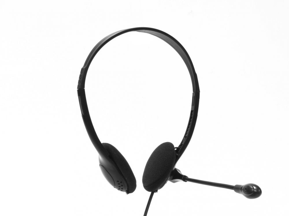 Căști cu fir Tellur Basic PCH1, microfon, control fir, USB, negru [2]